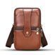 Men's vertical belt purse 20368 Vintage Brown 20368 фото 1
