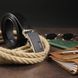 Men's belt with matte buckle Vintage 20326 Black 20326 фото 5
