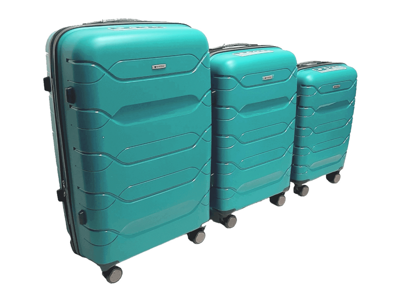 Чемодан Worldline Airtex 282 Комплект чемоданов Бирюзовый 282/79/68 фото
