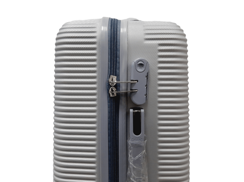 Валіза Milano bag 004 Середній M Срібний 004/71/50 фото