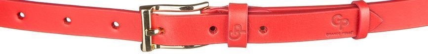 Women's belt Grande Pelle 11074 leather Red 11074 фото