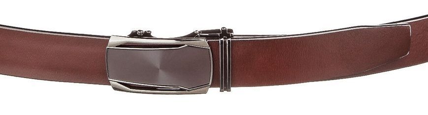 Genuine leather belt with leather insert in buckle Vintage 20216 Brown 20216 фото