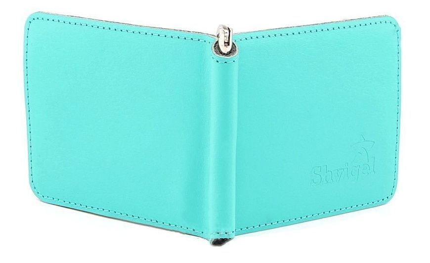 High quality leather banknote clip SHVIGEL 00345 00345 фото