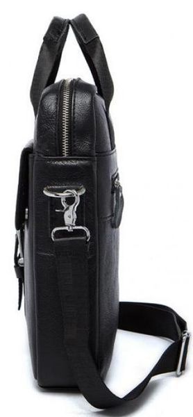 Men's messenger Vintage 14632 leather Black 14632 фото
