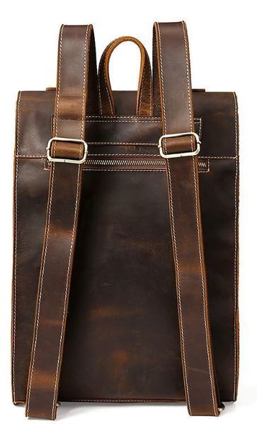 Leather travel backpack Vintage 14796 Brown 14796 фото