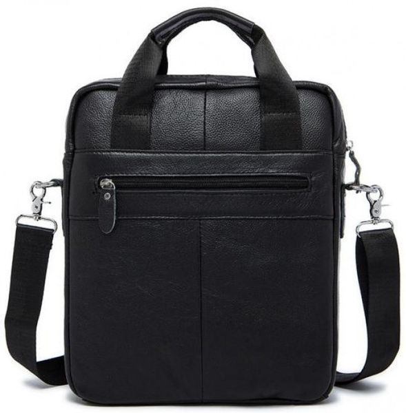 Men's messenger Vintage 14632 leather Black 14632 фото