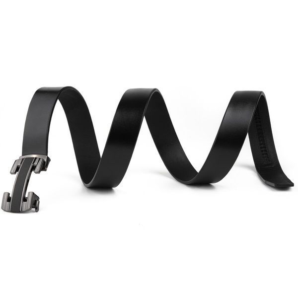 Men's belt with buckle corners Vintage 20262 Black 20262 фото