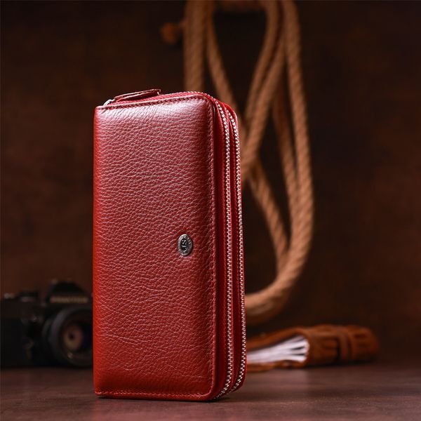 Багатофункціональний гаманець-клатч для жінок ST Leather 18868 Червоний 18868 фото