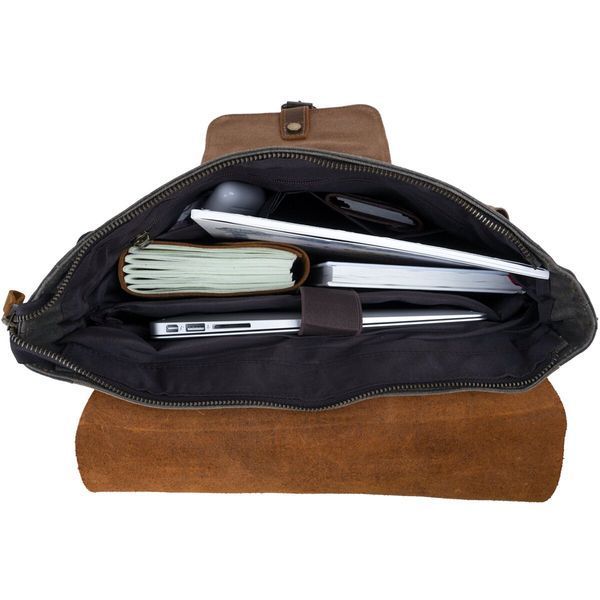 Combination travel backpack Vintage 20113 Gray 20113 фото