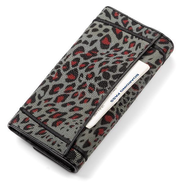 Кошелек женский STINGRAY LEATHER 18085 из натуральной кожи морского ската Разноцветный 18085 фото