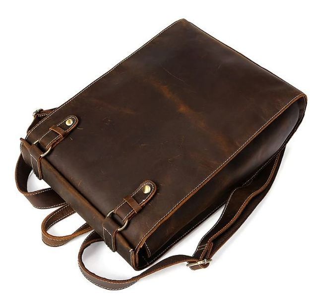 Leather travel backpack Vintage 14796 Brown 14796 фото
