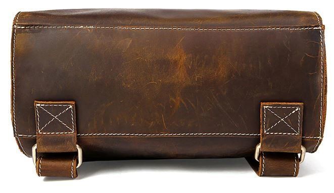 Leather travel backpack Vintage 14796 Brown 14796 фото
