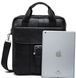 Men's messenger Vintage 14632 leather Black 14632 фото 12