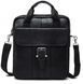 Men's messenger Vintage 14632 leather Black 14632 фото 8