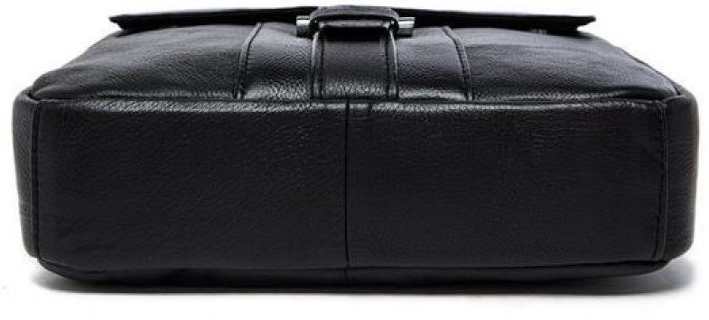 Men's messenger Vintage 14632 leather Black 14632 фото
