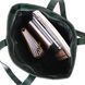 Leather women's shopping bag Shvigel 16367 Green 16367 фото 6