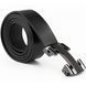 Men's belt with buckle corners Vintage 20262 Black 20262 фото 3