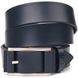 Elegant men's belt for trousers made of genuine leather Grande Pelle 21452 Blue 21452 фото 1