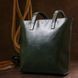 Leather women's shopping bag Shvigel 16367 Green 16367 фото 8
