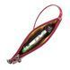 Women's clutch SEA SNAKE LEATHER 18283 made of genuine sea snake leather Burgundy 18283 фото 4