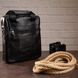 Men's messenger Vintage 14632 leather Black 14632 фото 5