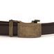 Genuine leather belt with automatic buckle brass Vintage 20309 Brown 20309 фото 4