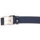 Elegant men's belt for trousers made of genuine leather Grande Pelle 21452 Blue 21452 фото 3