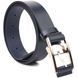 Elegant men's belt for trousers made of genuine leather Grande Pelle 21452 Blue 21452 фото 2