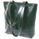 Leather women's shopping bag Shvigel 16367 Green 16367 фото 1