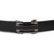 Men's belt with buckle corners Vintage 20262 Black 20262 фото 4