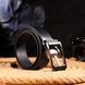 Elegant men's belt for trousers made of genuine leather Grande Pelle 21452 Blue 21452 фото 6