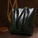 Leather women's shopping bag Shvigel 16367 Green 16367 фото 7