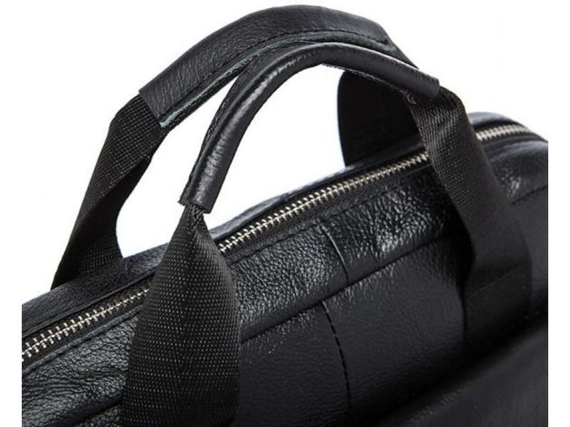 Men's messenger Vintage 14632 leather Black 14632 фото