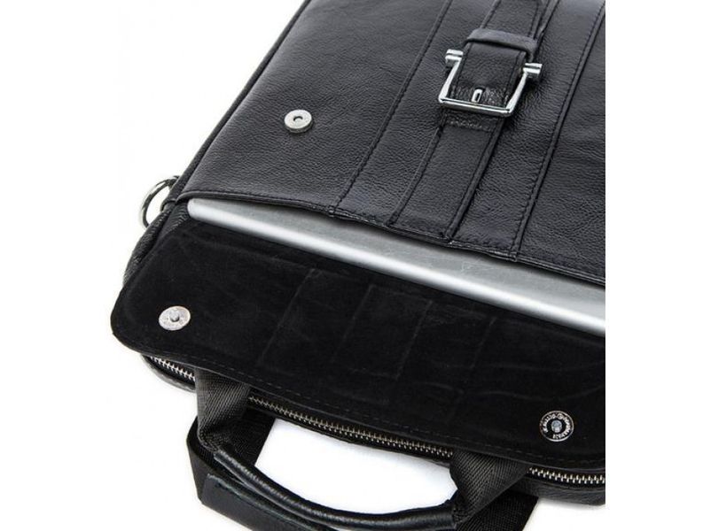 Men's messenger Vintage 14632 leather Black 14632 фото