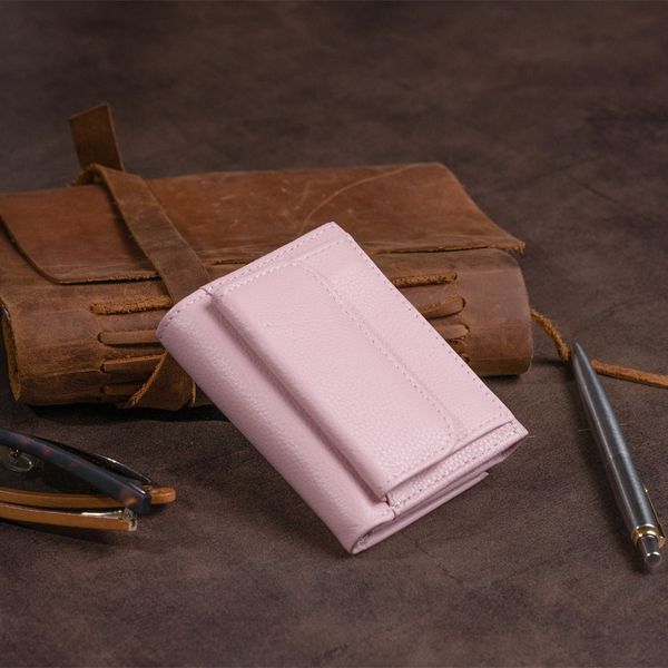 Маленьке портмоне зі шкіри жіноче ST Leather 19357 Рожеве 19357 фото
