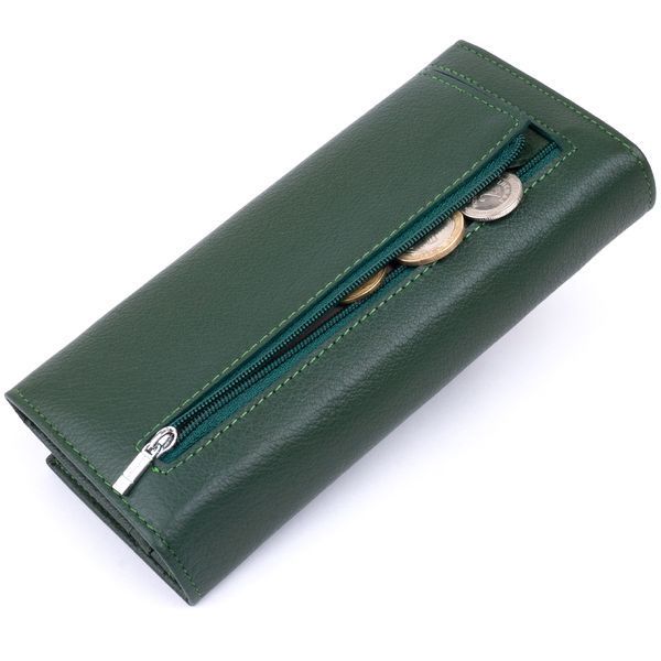 Кошелек на магнитах с клапаном женский ST Leather 19240 Зеленый 19240 фото