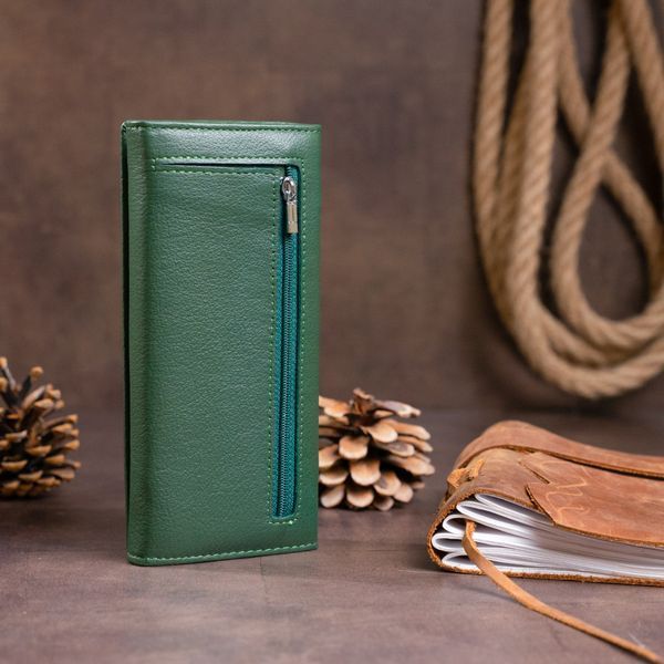 Кошелек на магнитах с клапаном женский ST Leather 19240 Зеленый 19240 фото