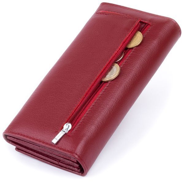 Кошелек на магнитах с клапаном женский ST Leather 19244 Бордовый 19244 фото