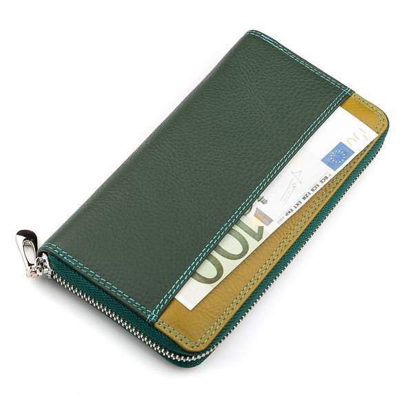 Кошелек женский ST Leather 18377 (SB71) оригинальный Зеленый 18377 фото