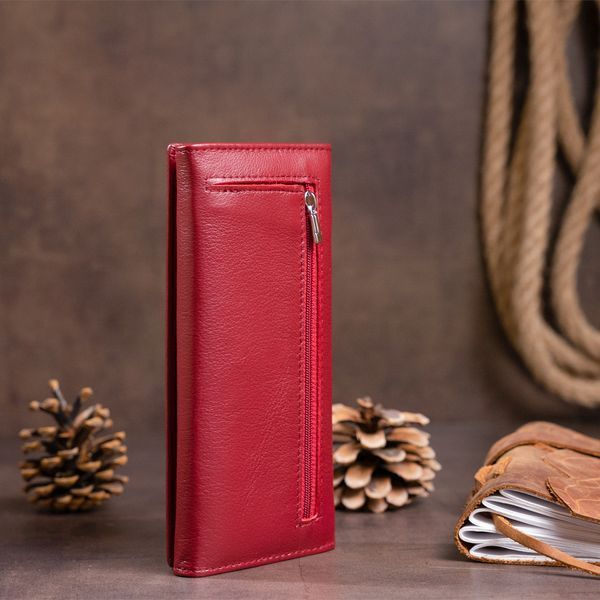 Кошелек на магнитах с клапаном женский ST Leather 19244 Бордовый 19244 фото