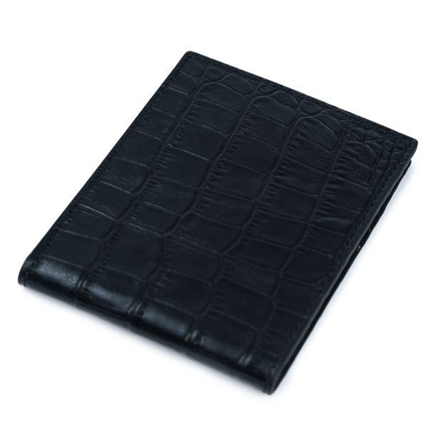 Men's clip KARYA 17093 leather Black 17093 фото