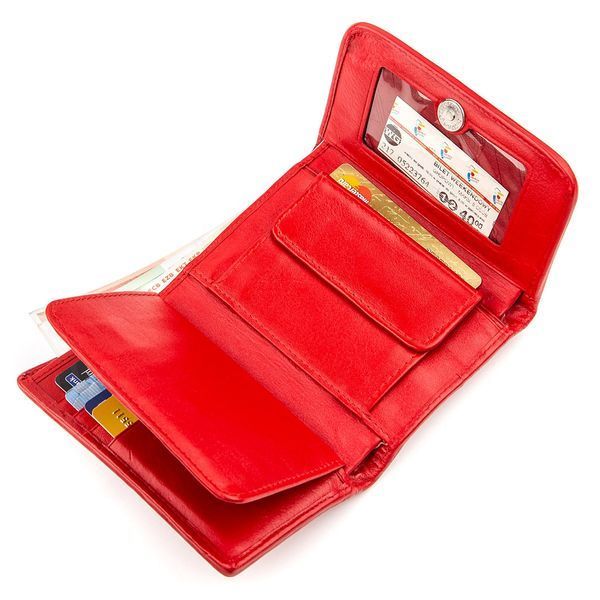 Кошелек женский STINGRAY LEATHER 18287 из натуральной кожи морского ската&nbsp;Красный 18287 фото