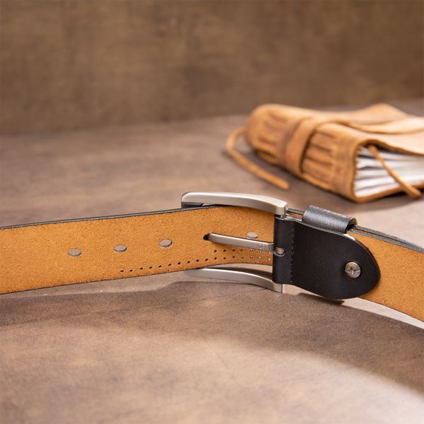 Men's belt with holes Vintage 20383 Black 20383 фото