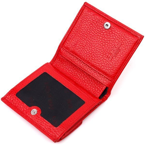 Bright women's purse made of genuine leather KARYA 21316 Red 21316 фото
