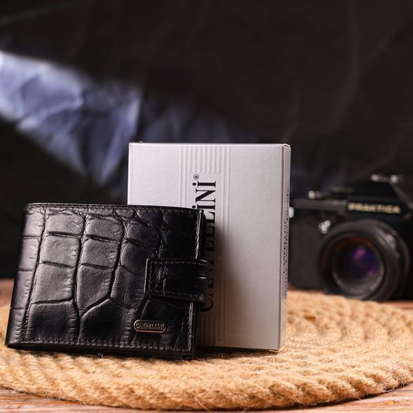 Men's wallet made of genuine textured leather CANPELLINI 21511 Black 21511 фото