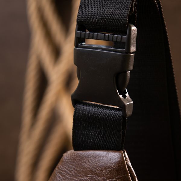 Sling bag leatherette Vintage 20566 Dark brown 20566 фото