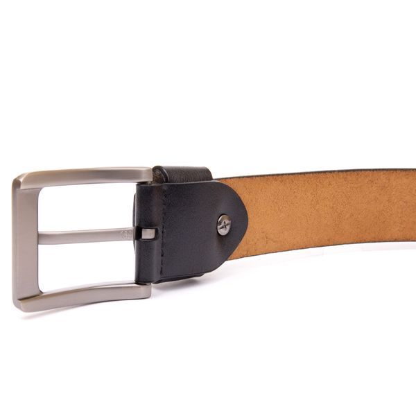 Men's belt with holes Vintage 20383 Black 20383 фото