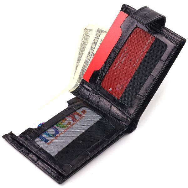 Men's wallet made of genuine textured leather CANPELLINI 21511 Black 21511 фото