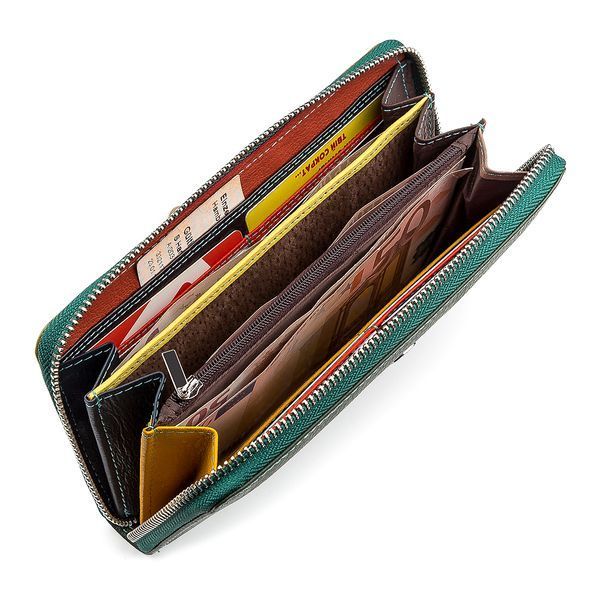 Кошелек женский ST Leather 18377 (SB71) оригинальный Зеленый 18377 фото