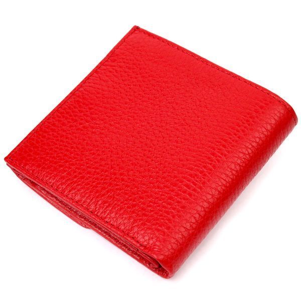 Bright women's purse made of genuine leather KARYA 21316 Red 21316 фото